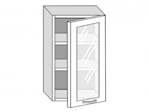 19.50.3 Шкаф настенный (h=913) на 500мм с 1-ой стекл. дверцей в Волчанске - volchansk.magazin-mebel74.ru | фото