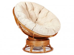 Кресло-качалка Papasan w 23/01 B с подушкой Cognac, ткань Старт в Волчанске - volchansk.magazin-mebel74.ru | фото