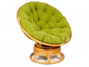 Кресло-качалка Papasan w 23/01 B с подушкой Honey, флок Олива в Волчанске - volchansk.magazin-mebel74.ru | фото