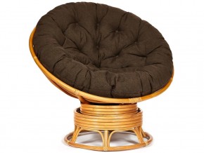 Кресло-качалка Papasan w 23/01 B с подушкой Honey, ткань Коричневый в Волчанске - volchansk.magazin-mebel74.ru | фото