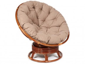 Кресло-качалка Papasan w 23/01 B с подушкой Pecan, экошерсть Коричневый в Волчанске - volchansk.magazin-mebel74.ru | фото