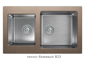 Мойка комбинированная Tolero twist TTS-840 Темно-бежевый 823 в Волчанске - volchansk.magazin-mebel74.ru | фото