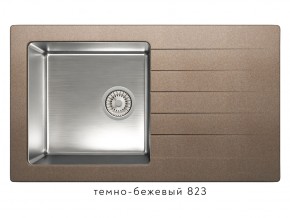 Мойка комбинированная Tolero twist TTS-860 Темно-бежевый 82 в Волчанске - volchansk.magazin-mebel74.ru | фото