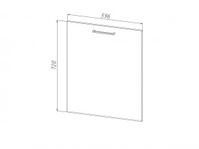 П 60 Комплект для посудомоечной машины 600 мм (цоколь + фасад) ЛДСП в Волчанске - volchansk.magazin-mebel74.ru | фото