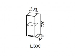 Ш300/720 Шкаф навесной 300/720 в Волчанске - volchansk.magazin-mebel74.ru | фото