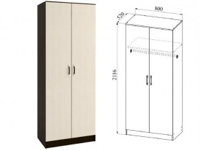 Шкаф 2 двери Ронда ШКР800.1 венге/дуб белфорт в Волчанске - volchansk.magazin-mebel74.ru | фото