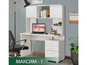 Стол компьютерный Максим-1 Ясень Анкор Светлый в Волчанске - volchansk.magazin-mebel74.ru | фото